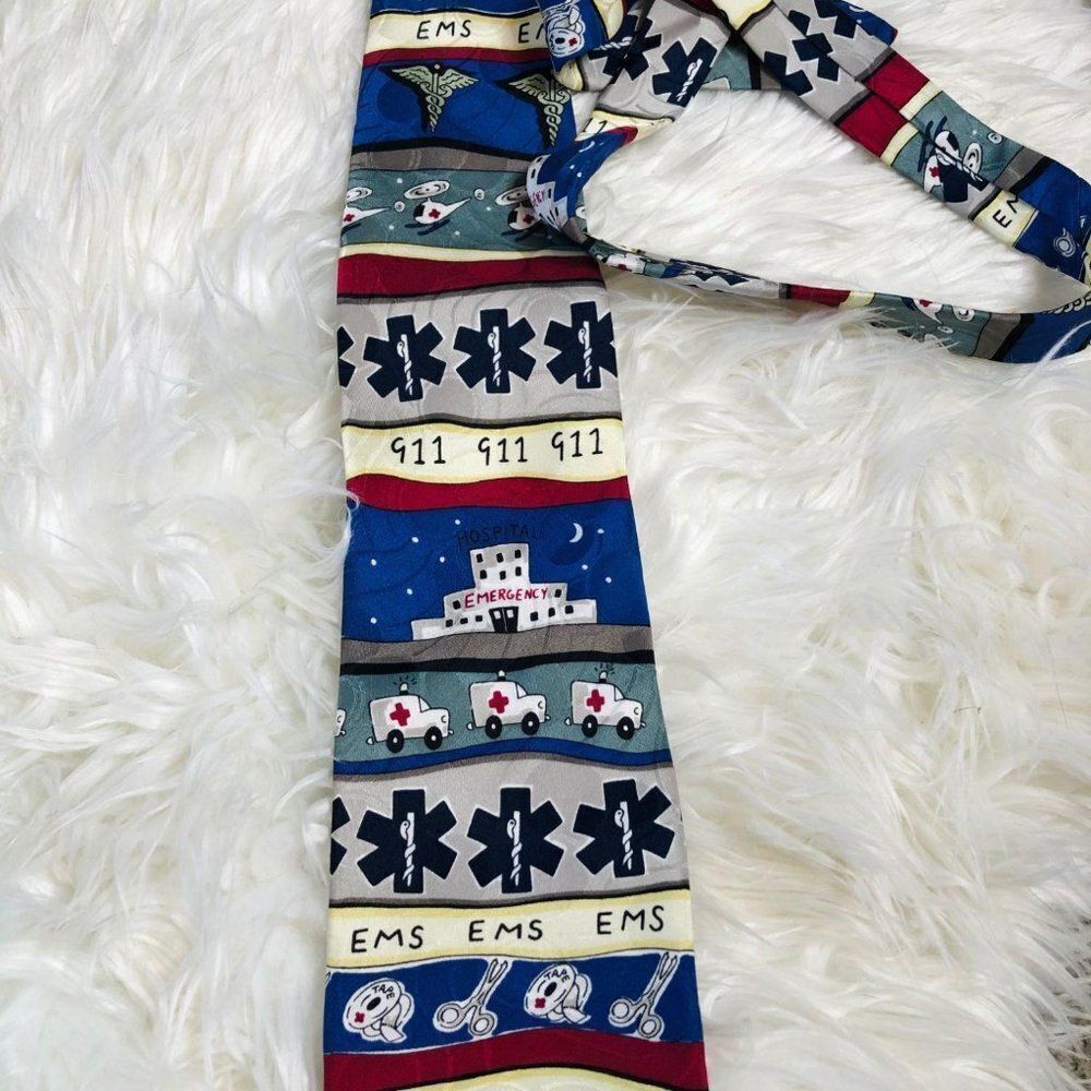 Doctor Medicine‎ Themed Mens Tie
